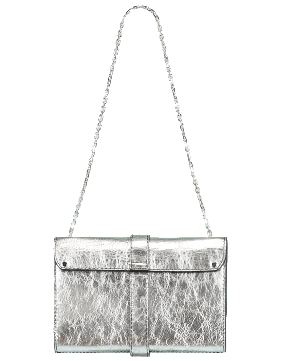 PROENZA SCHOULER-Metallic PS11 Leather Chain Bag-SILVER
