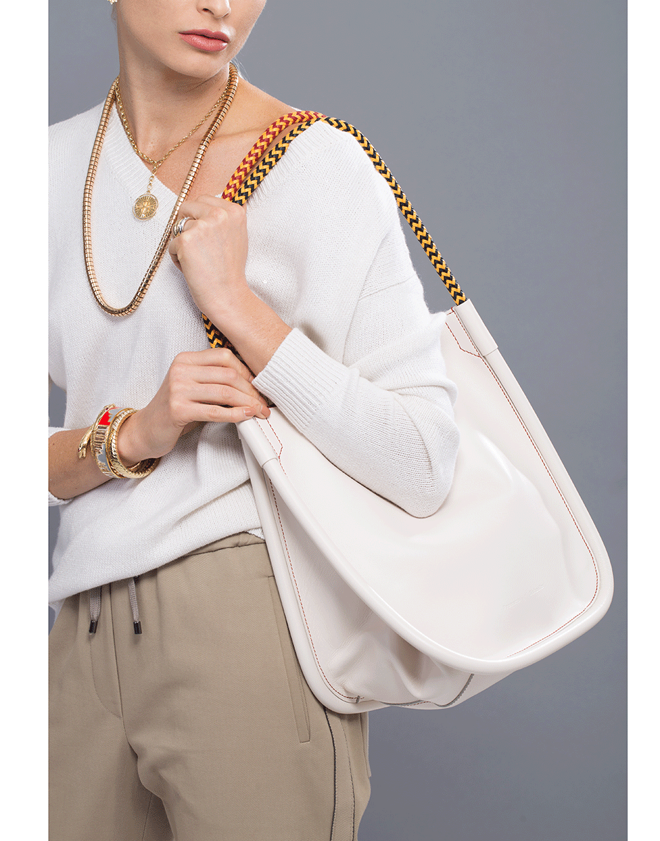 PROENZA SCHOULER-Lux Rope Handle L Tote-CLAY