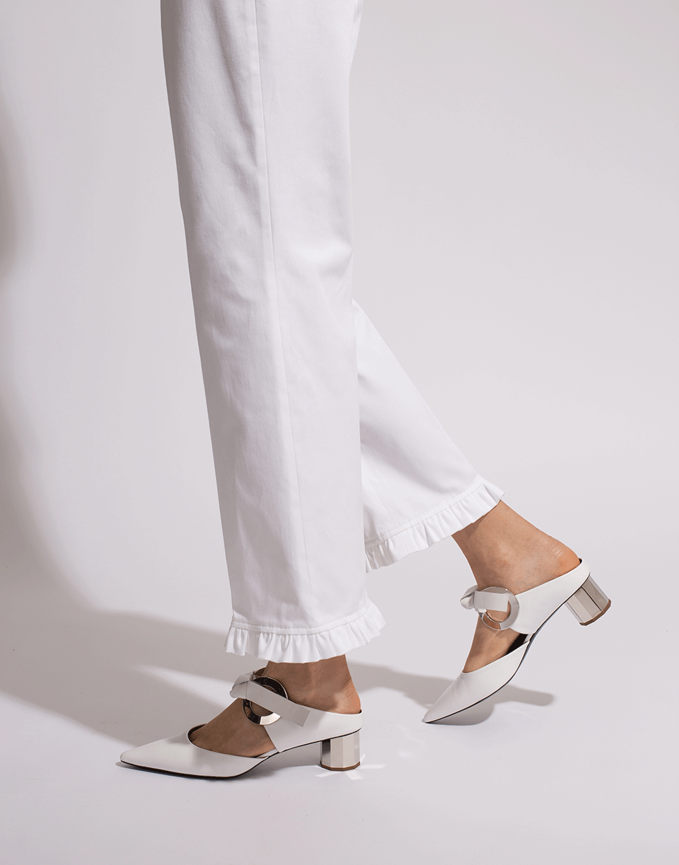 PROENZA SCHOULER-Vinci Point Toe Tie Mule-