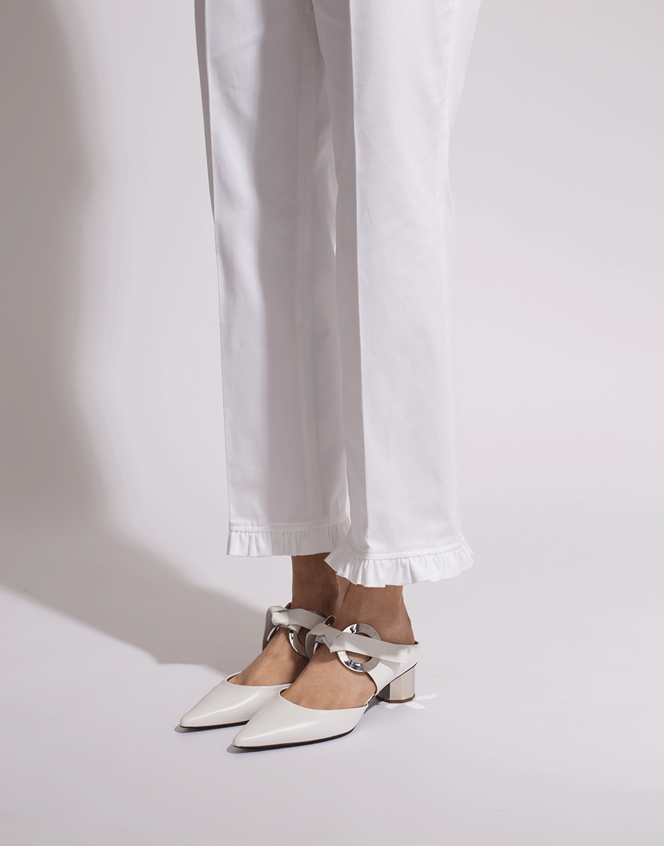 PROENZA SCHOULER-Vinci Point Toe Tie Mule-