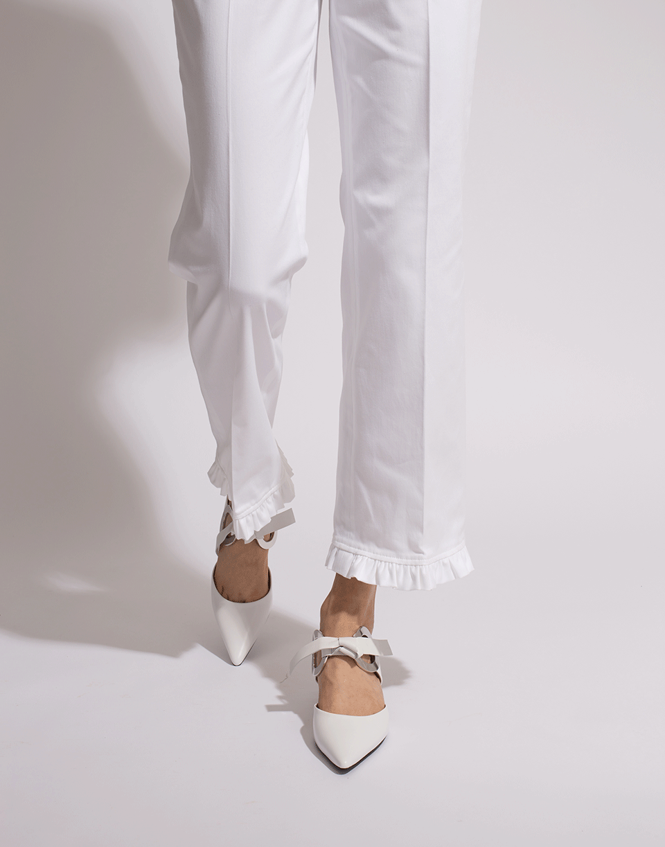 PROENZA SCHOULER-Vinci Point Toe Tie Mule-
