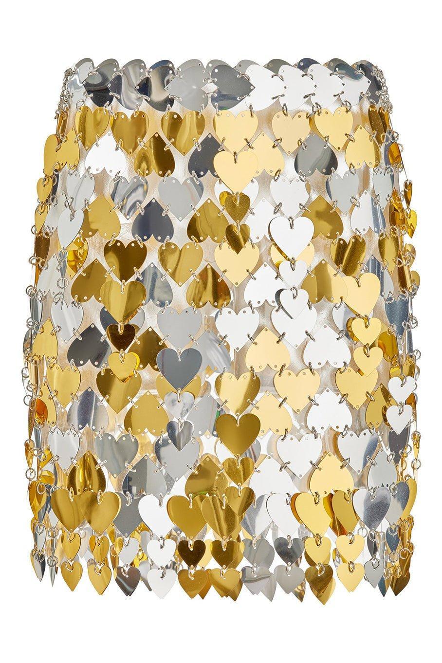 RABANNE-Sequin Mini Skirt-