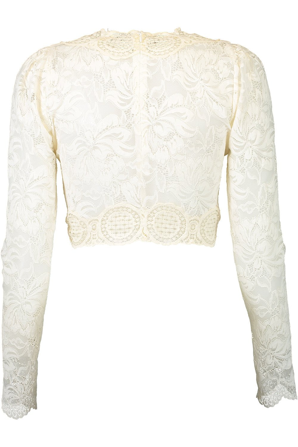 RABANNE-Lace Crop Top-