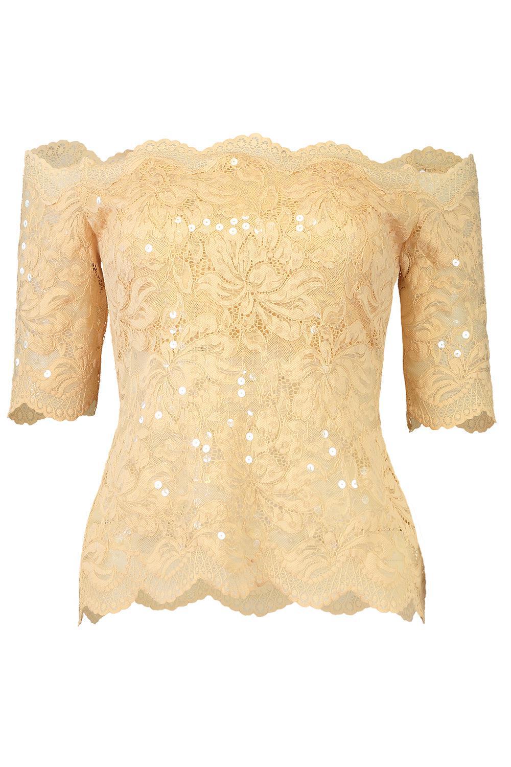 RABANNE-Off The Shoulder Haute Top-