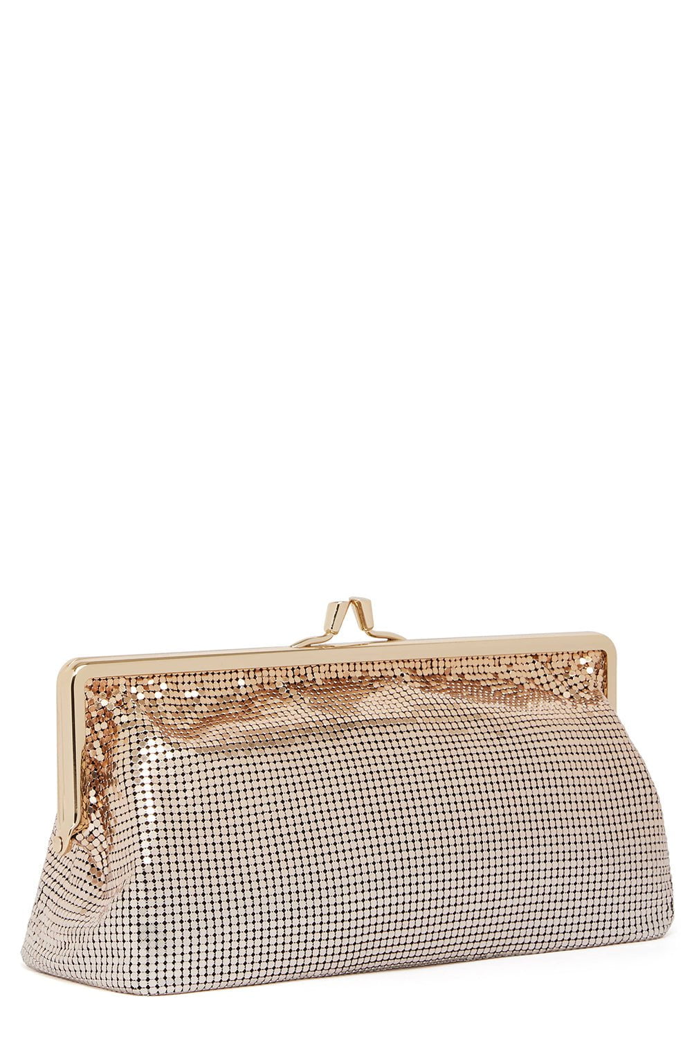 RABANNE-Pouchette Clutch-LTGLDSLV