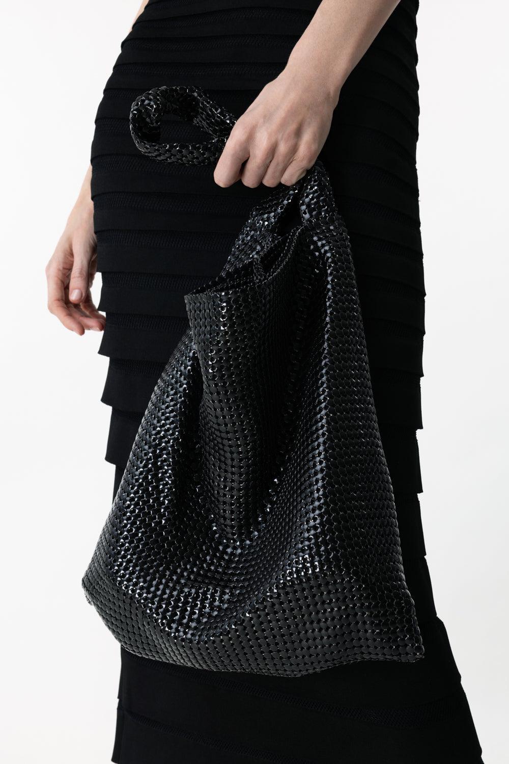 CABAS SHOULDER BAG-BLACK-O/S-HANDBAGSHOULDER-RABANNE