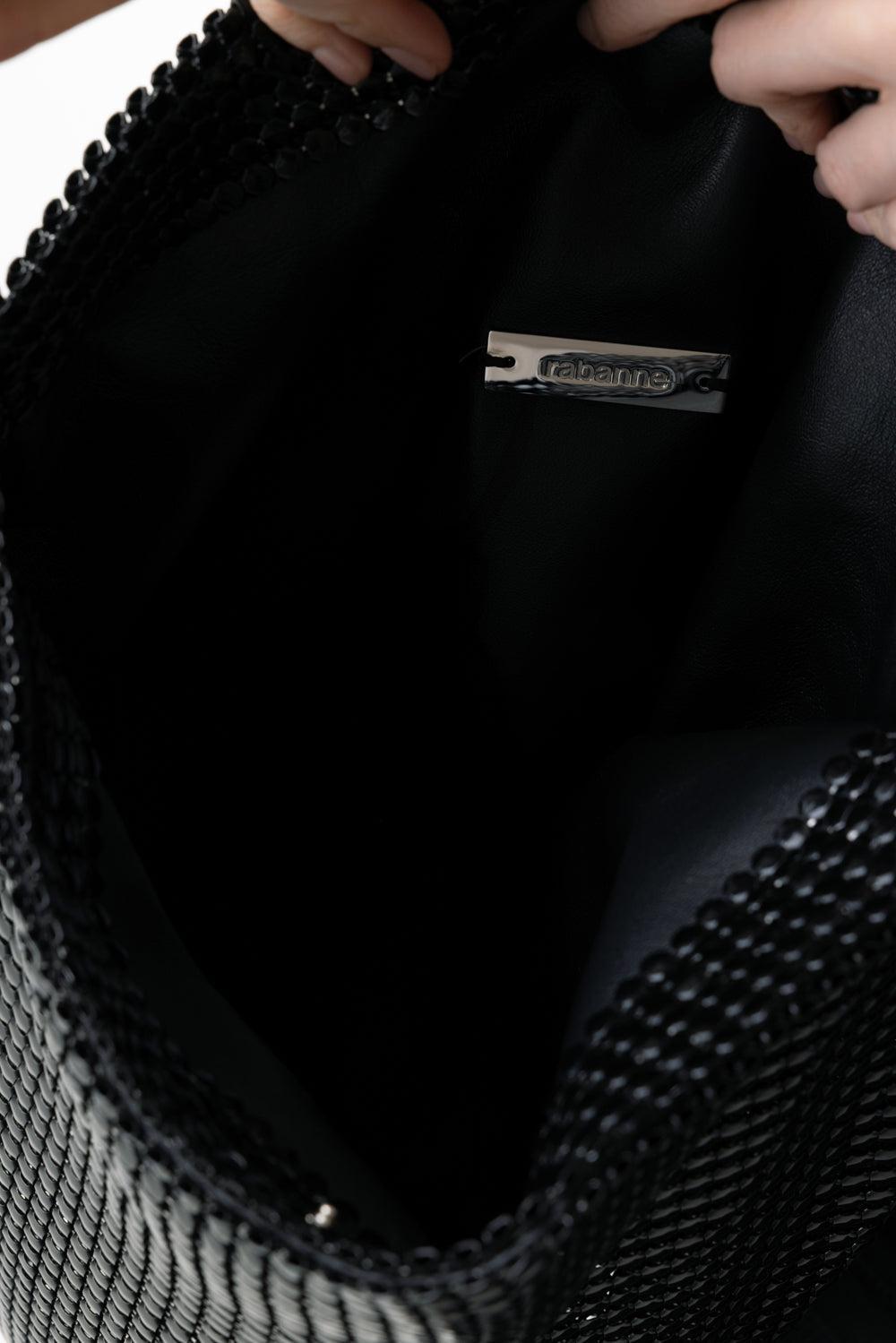 CABAS SHOULDER BAG-BLACK-O/S-HANDBAGSHOULDER-RABANNE