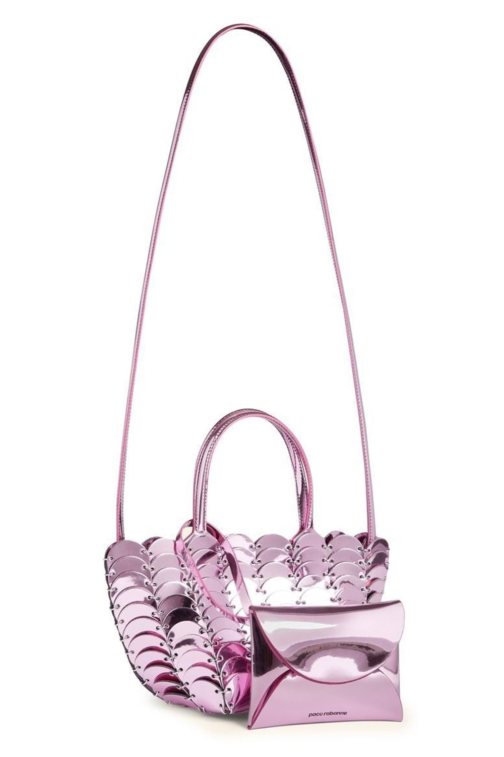 RABANNE-Mini Cab Handbag - Bright Pink-BRTPNK