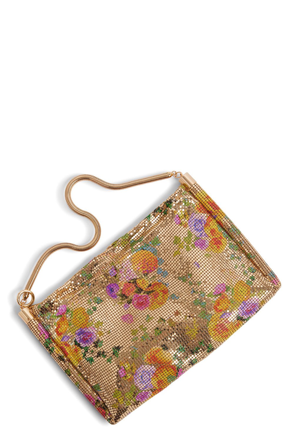 RABANNE-Pixel Tube Bag - Flower-FLOWER/YELLOW/ORANGE