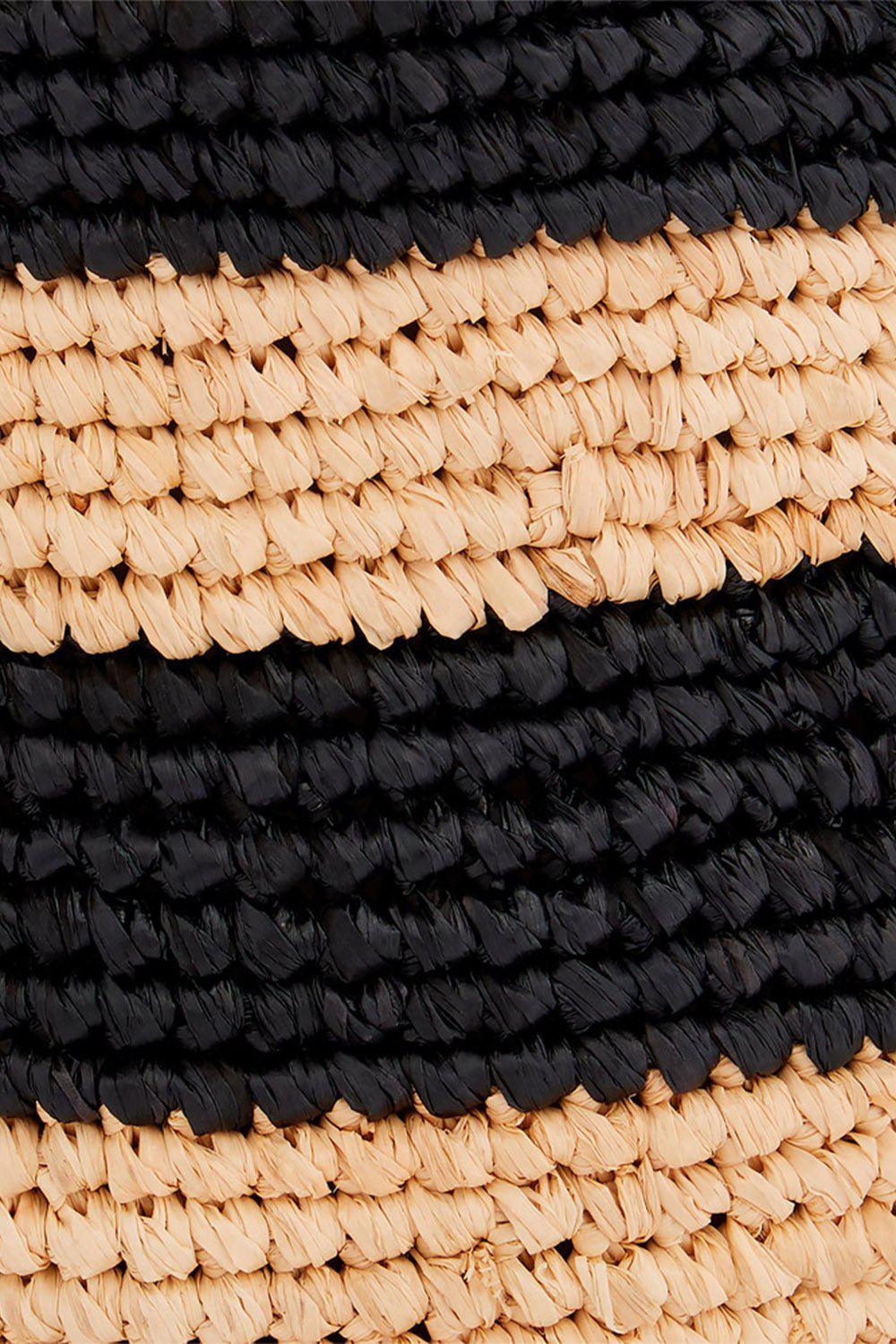 RABANNE-Bourse Bag-NATURAL/BLACK