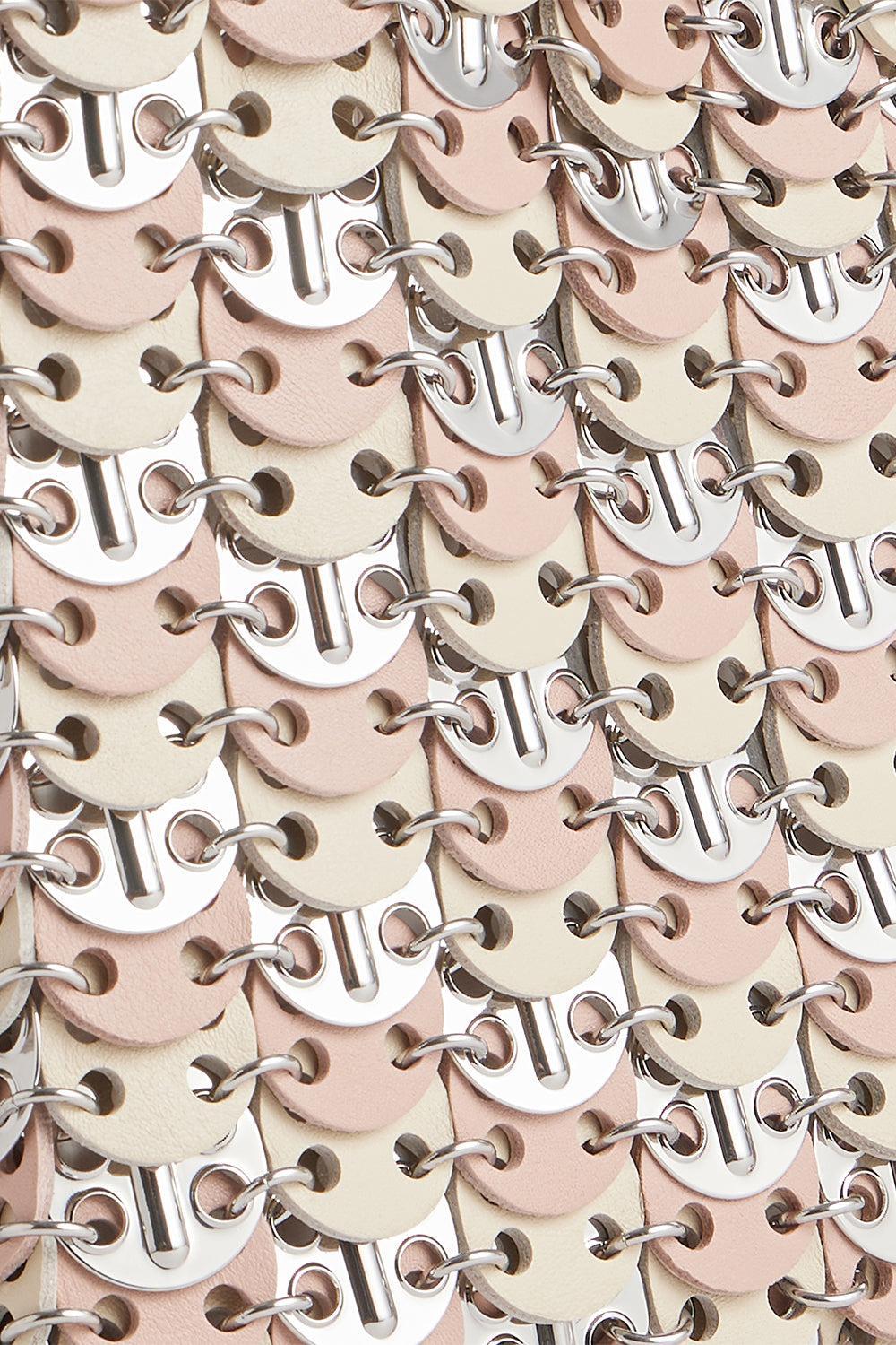 Tricolor Nano Bag - Blush/Silver-SLVBLUSH-HANDBAGSHOULDER-RABANNE
