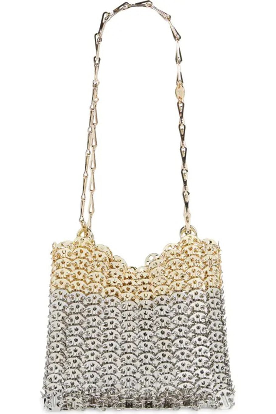 RABANNE-1969 Skyline Handbag-SLV/GLD