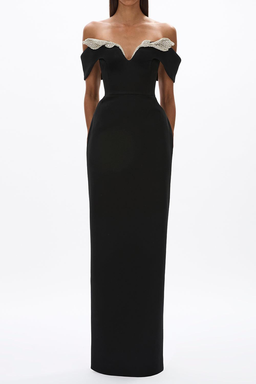 Oscar Gown-BLACK-2-CLOTHINGDRESSGOWN-RACHEL GILBERT