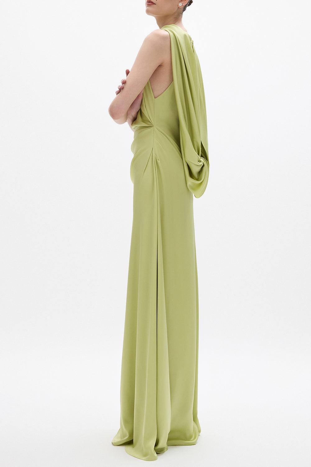 Hallie Gown-GREEN-2-CLOTHINGDRESSGOWN-RACHEL GILBERT