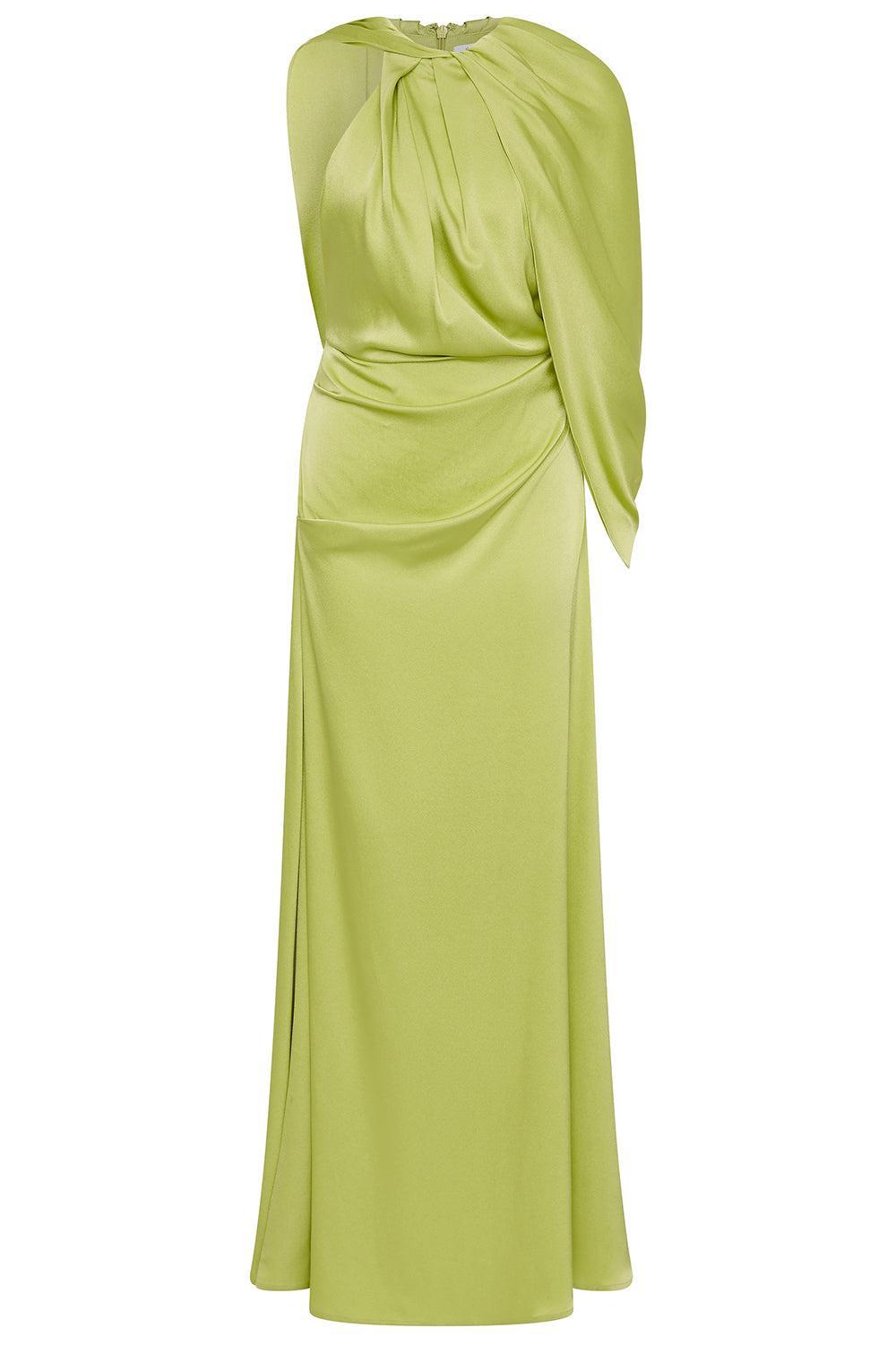 Hallie Gown-GREEN-2-CLOTHINGDRESSGOWN-RACHEL GILBERT