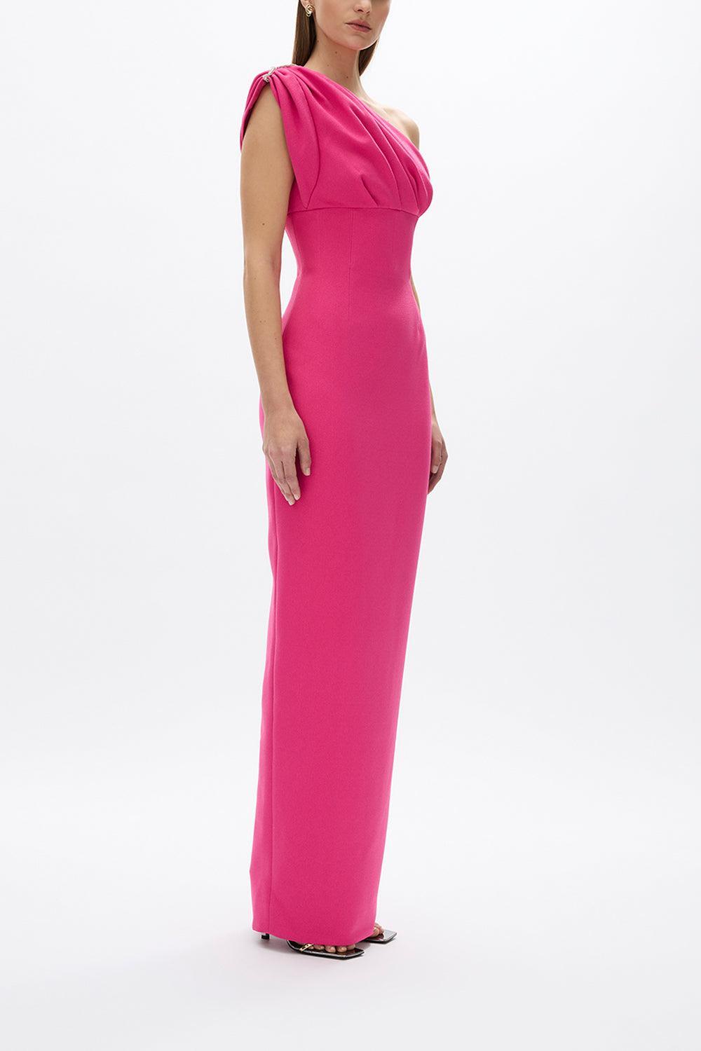 WINONA GOWN-HOT PINK-6-CLOTHINGDRESSGOWN-RACHEL GILBERT