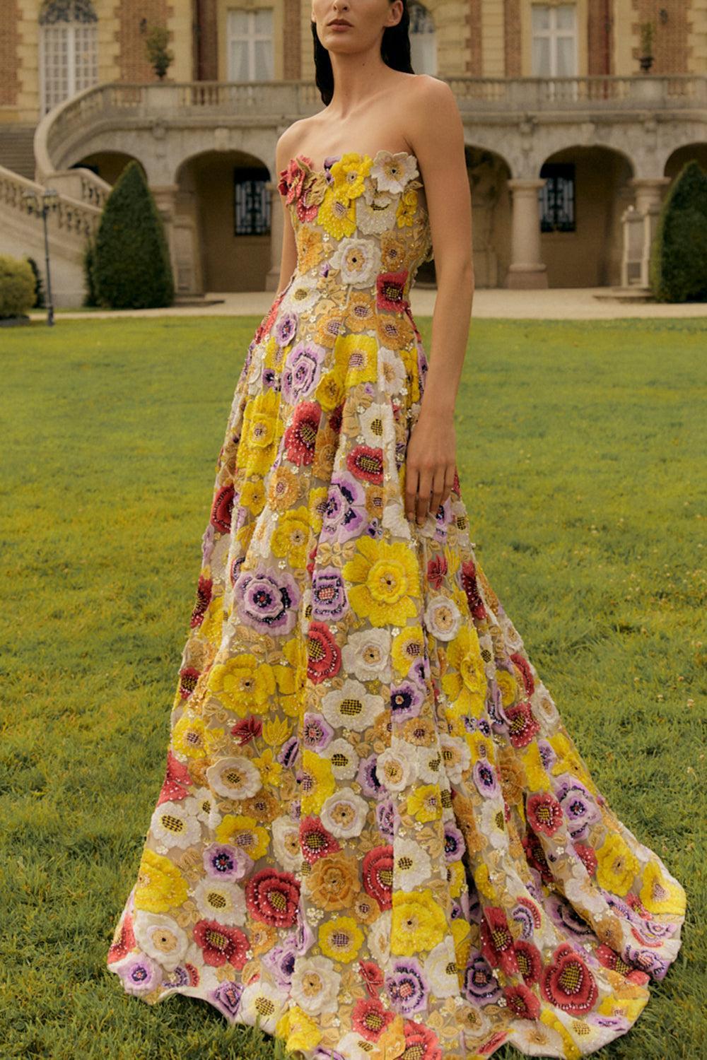Kira Gown-MULTI-12-CLOTHINGDRESSGOWN-RACHEL GILBERT