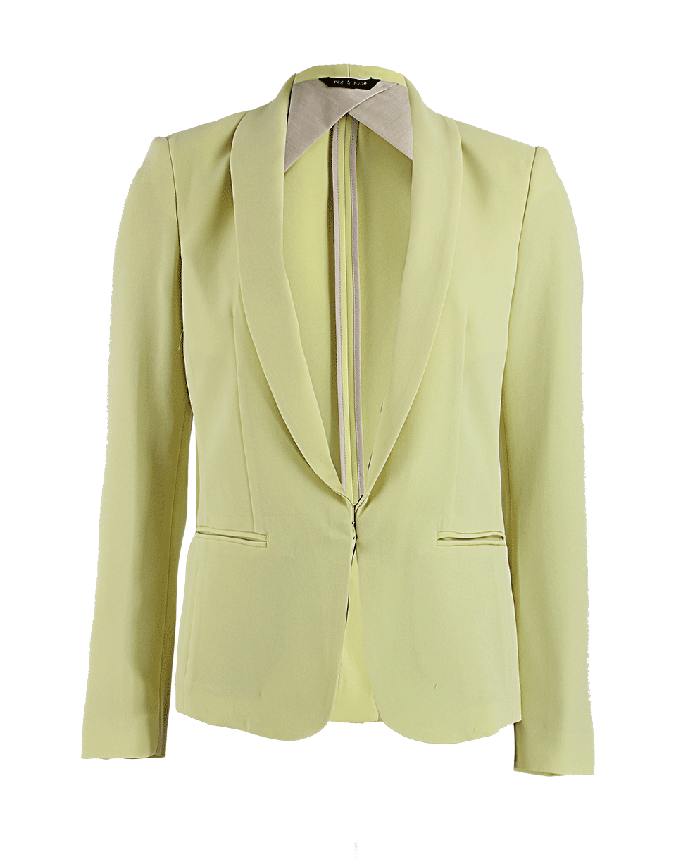 RAG & BONE-Silver Tuxedo Jacket-