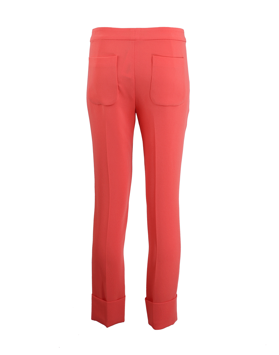 RAG & BONE-Cuffed Capri with Side Zip Pockets-