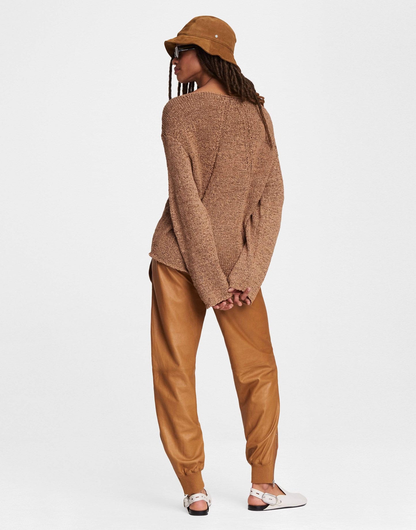 RAG & BONE-Tana Nylon Blend Sweater-