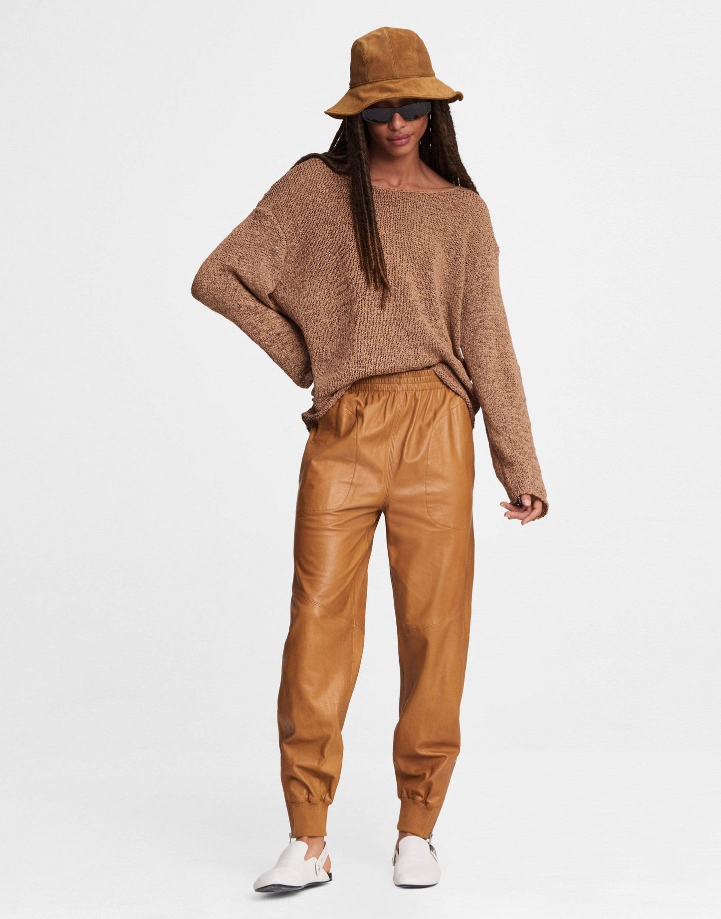 RAG & BONE-Tana Nylon Blend Sweater-