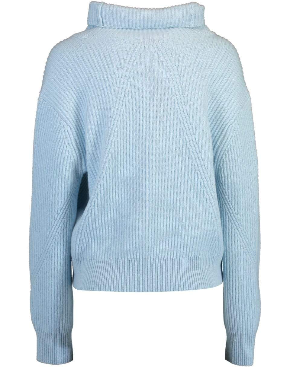 RAG & BONE-Light Blue Cashmere Turtleneck-
