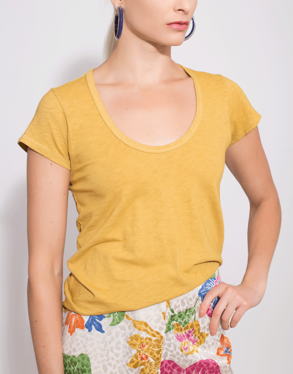 RAG & BONE-U-Neck Tee-