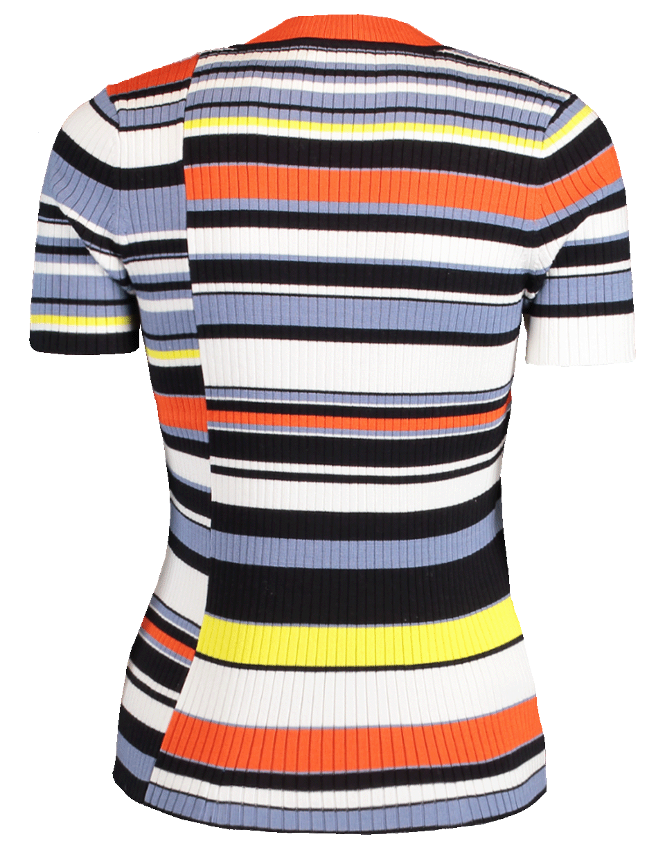 RAG & BONE-Patch Stripe Knit Mason Tee-