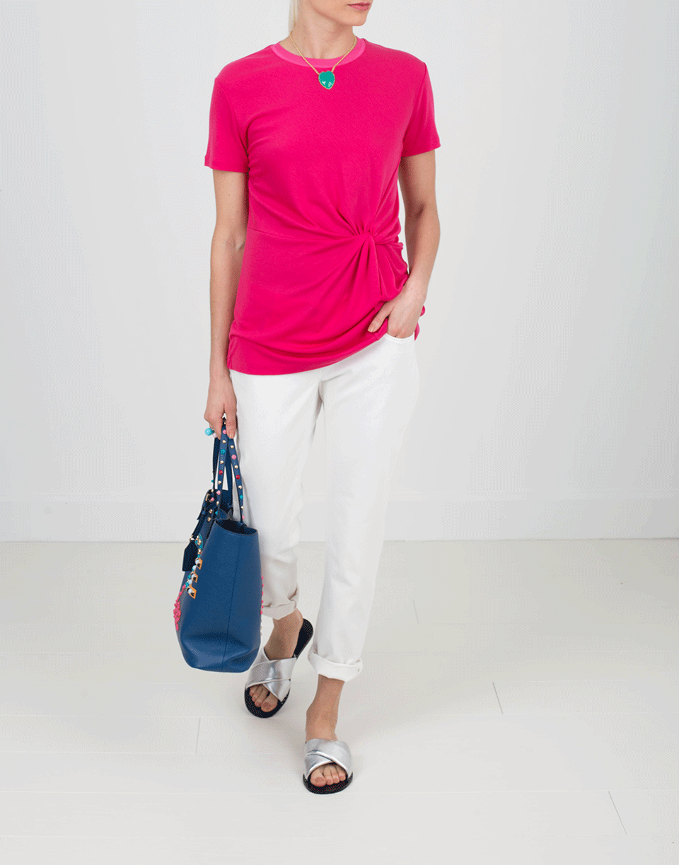 RAG & BONE-Marina Drape Tee-