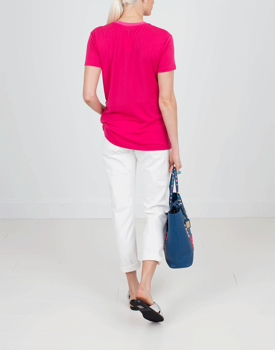 RAG & BONE-Marina Drape Tee-