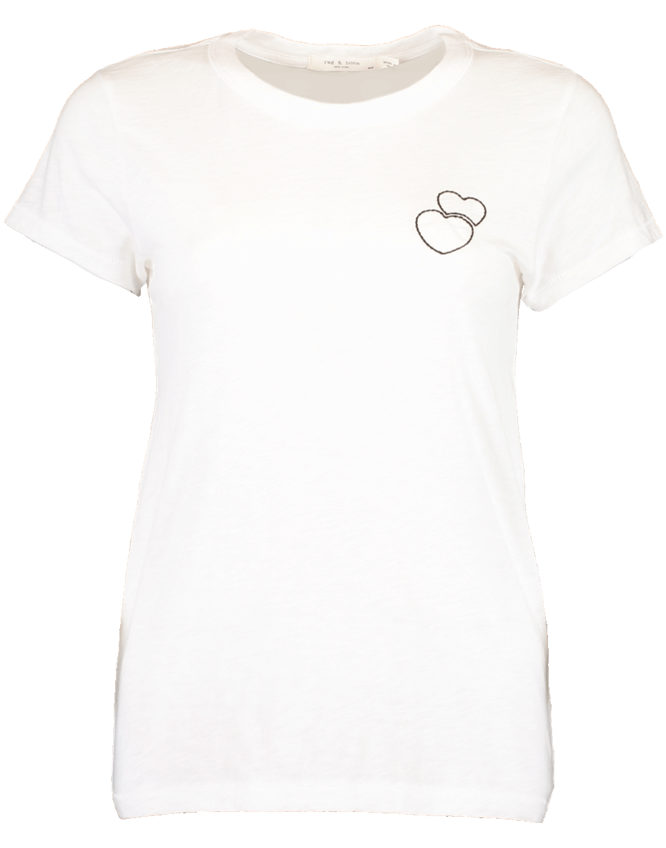RAG & BONE-Double Heart Tee-