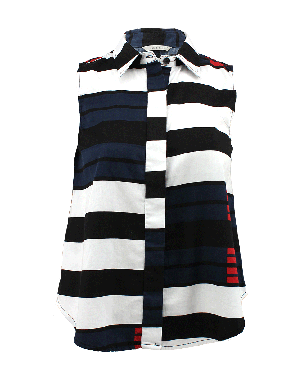 RAG & BONE-Stripe Tent Tank-
