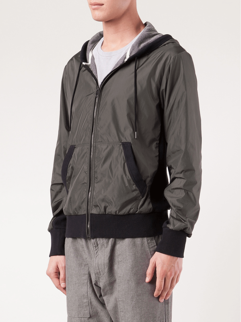 RAG & BONE-Nylon Hoody-