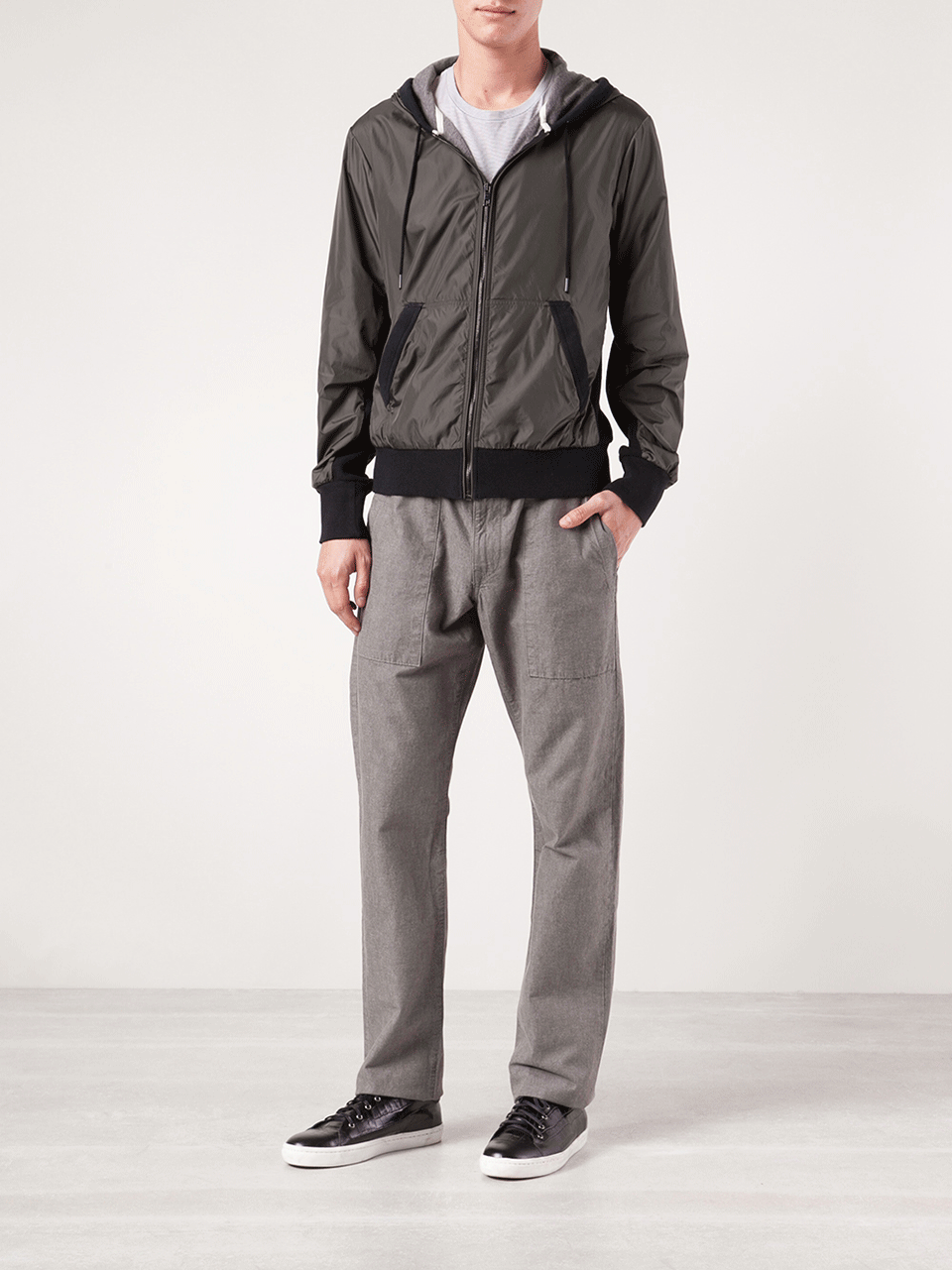 RAG & BONE-Nylon Hoody-