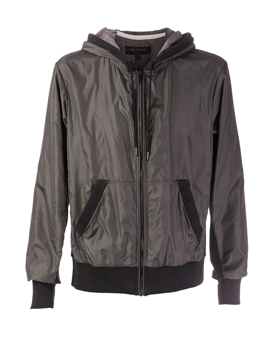 RAG & BONE-Nylon Hoody-
