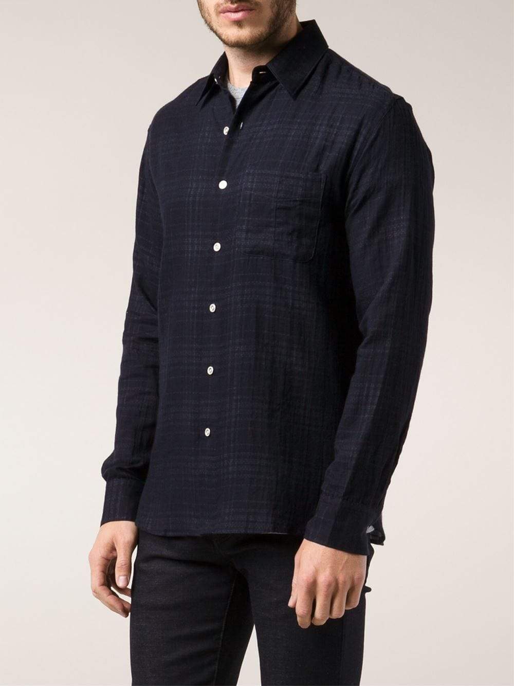 RAG & BONE-Plaid Beach Shirt-