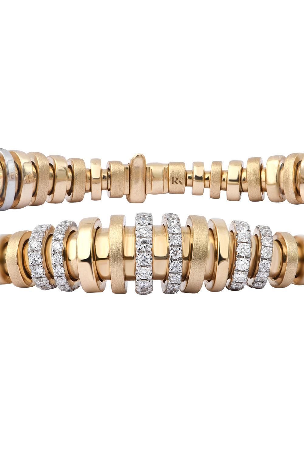 Diamond Tourbillon Bracelet-YELLOW GOLD-JEWELRYFINE JEWELBRACELET O-RAINBOW K