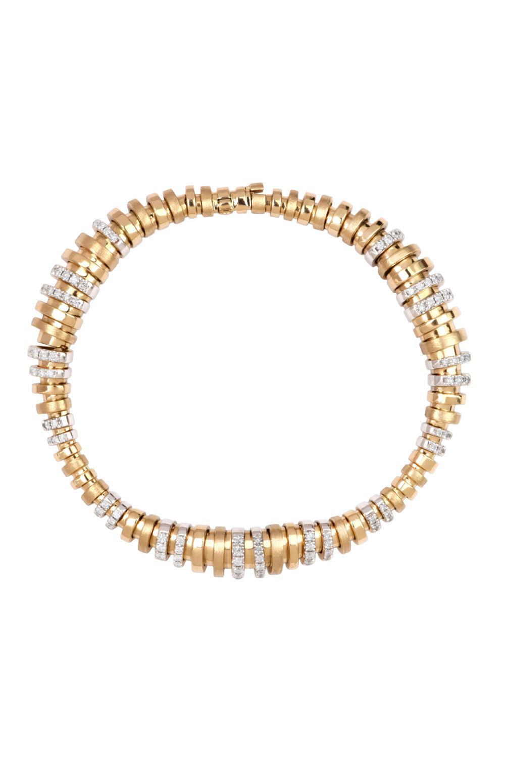 Diamond Tourbillon Bracelet-YELLOW GOLD-JEWELRYFINE JEWELBRACELET O-RAINBOW K