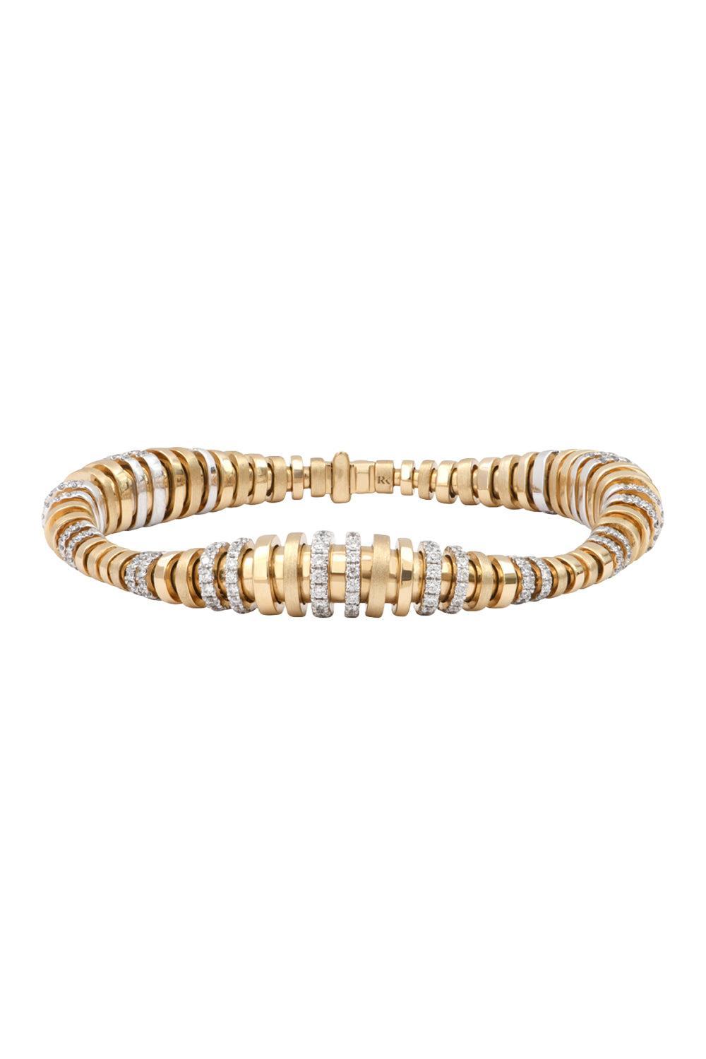Diamond Tourbillon Bracelet-YELLOW GOLD-JEWELRYFINE JEWELBRACELET O-RAINBOW K