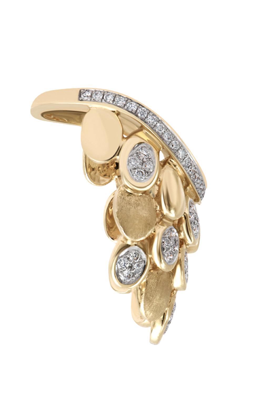 Diamond Blossom Ring-YELLOW GOLD-JEWELRYFINE JEWELRING-RAINBOW K
