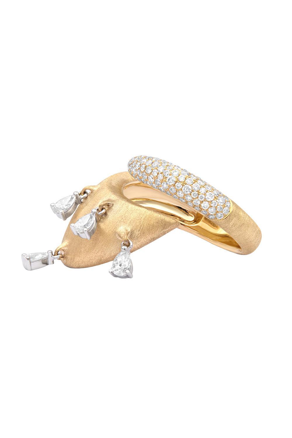 Diamond Dune Pampille Ring-YELLOW GOLD-JEWELRYFINE JEWELRING-RAINBOW K