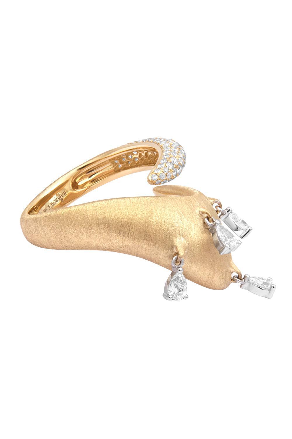 Diamond Dune Pampille Ring-YELLOW GOLD-JEWELRYFINE JEWELRING-RAINBOW K