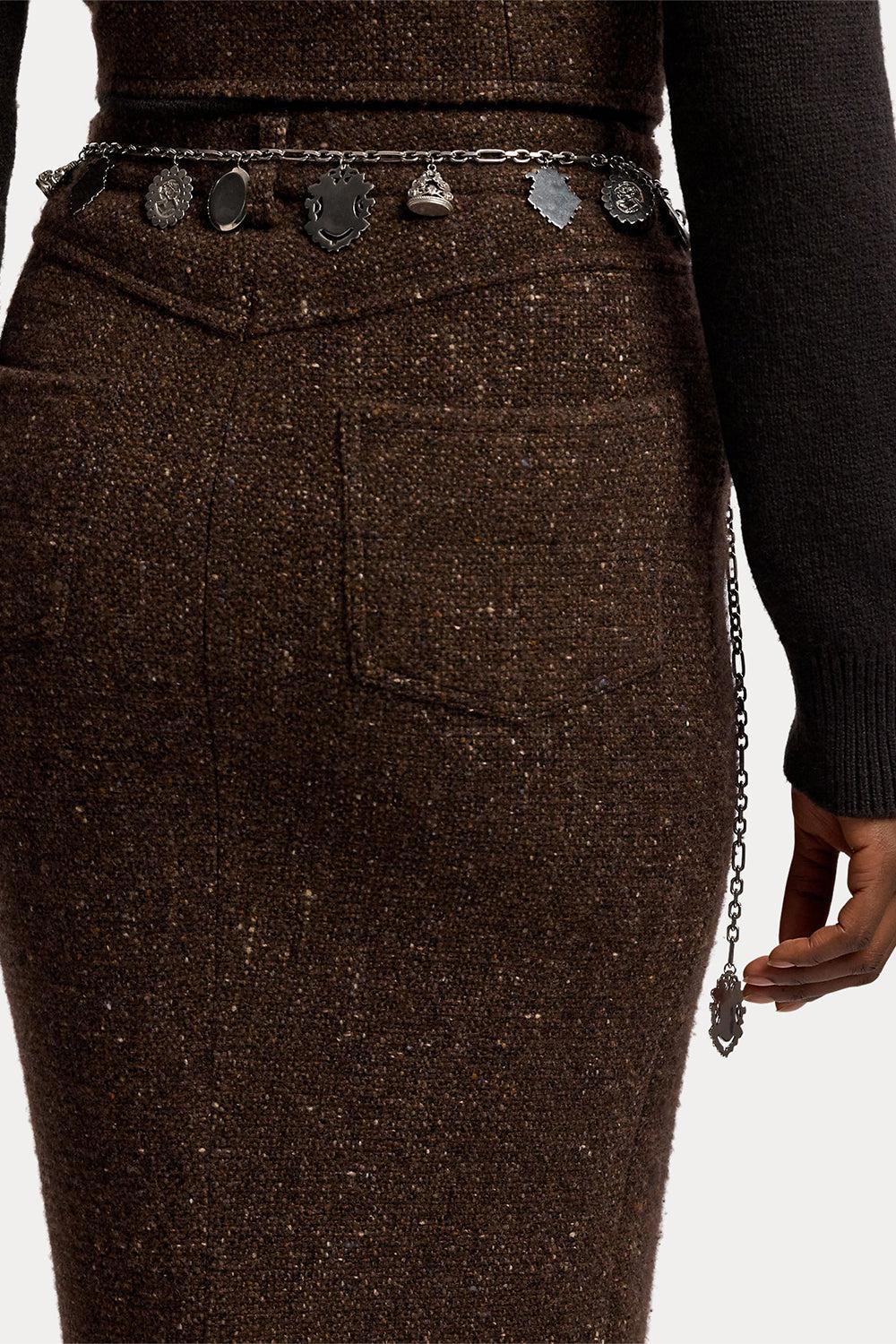 Multichain Charm Belt-SILVER-XS-ACCESSORIEBELTS-RALPH LAUREN