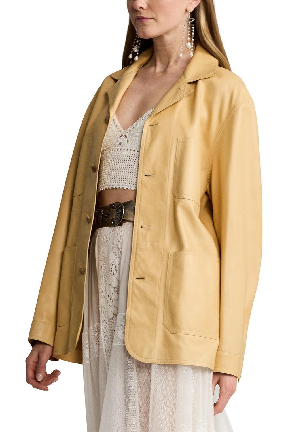 Adrianna Jacket-LT SAND-XS-CLOTHINGCOATLEATHER-RALPH LAUREN