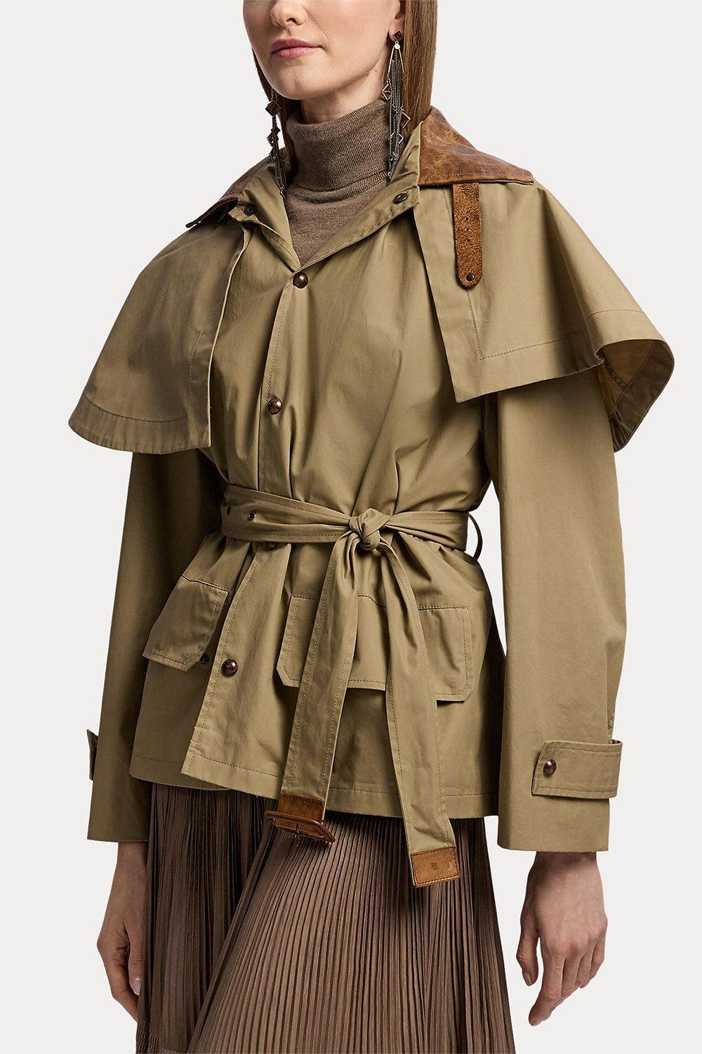 Woven Barn Coat-BROWN-2-CLOTHINGCOATTRENCH-RALPH LAUREN