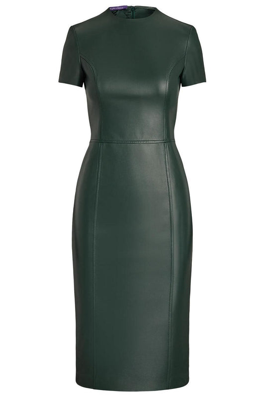 Bethanne Day Dress-DKRCGGRN-4-CLOTHINGDRESSCASUAL-RALPH LAUREN