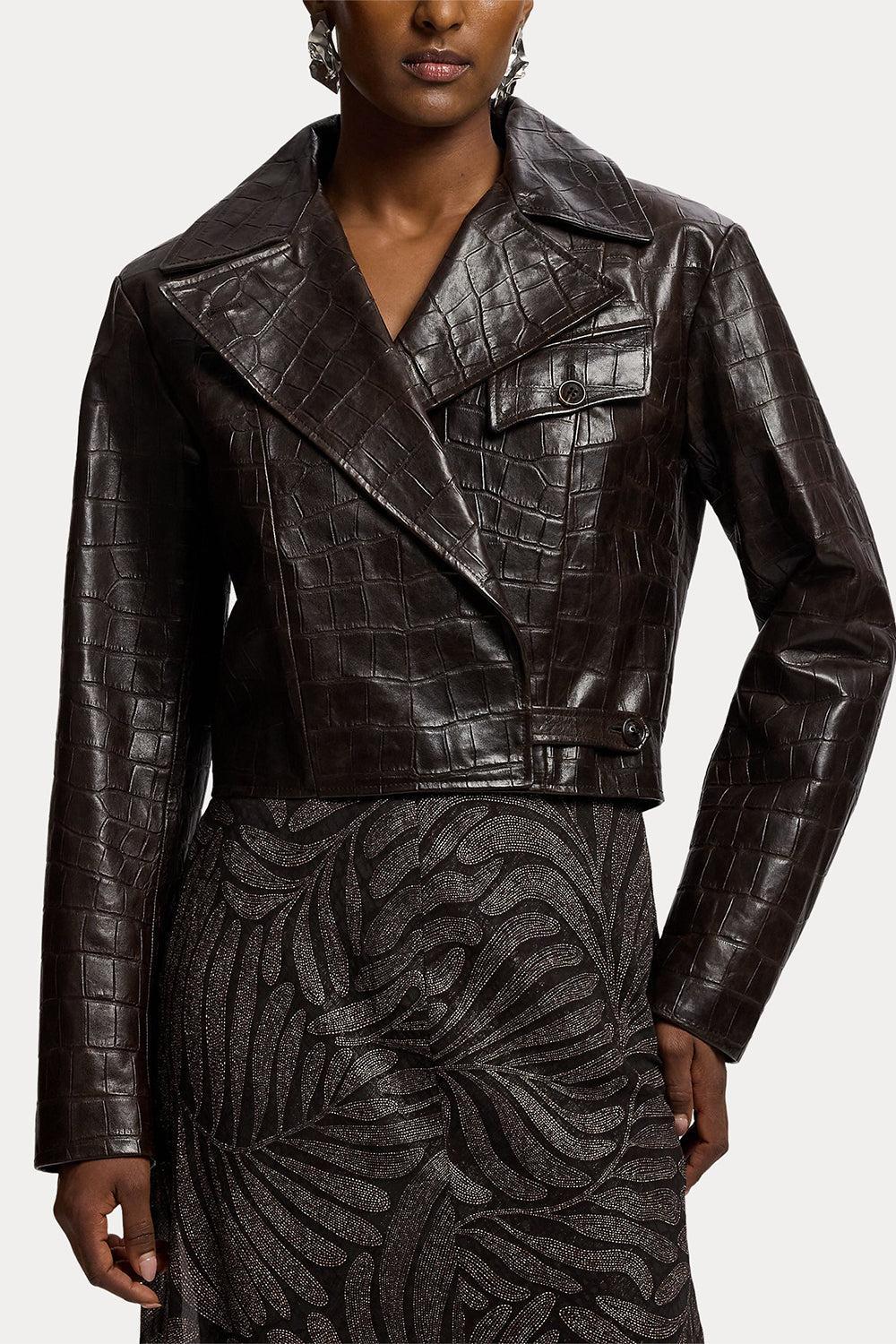 Jaxson Moto Jacket-BROWN-0-CLOTHINGJACKETLEATHER-RALPH LAUREN