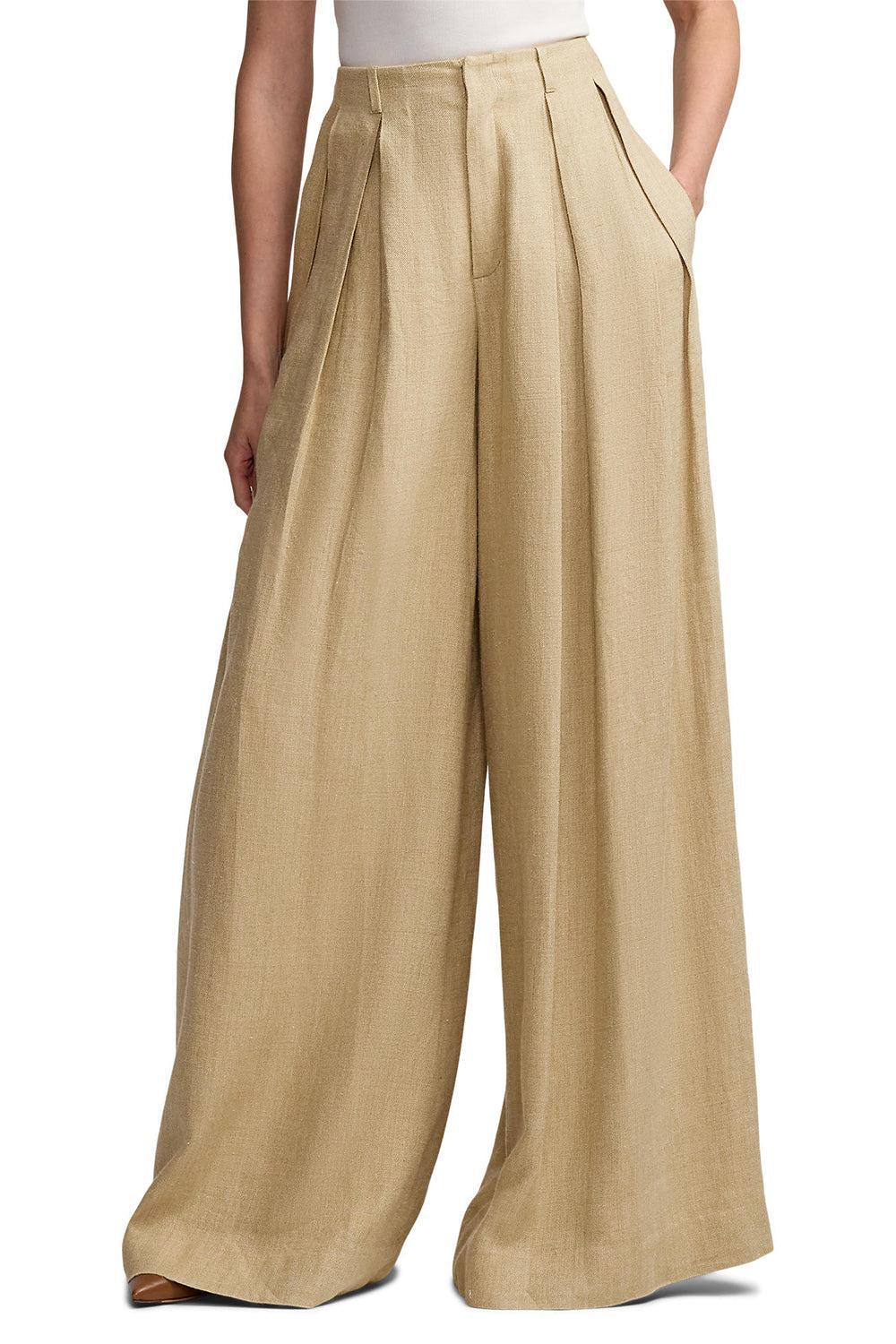 Greer Pants-LUX TAN-2-CLOTHINGPANTWIDE LEG-RALPH LAUREN