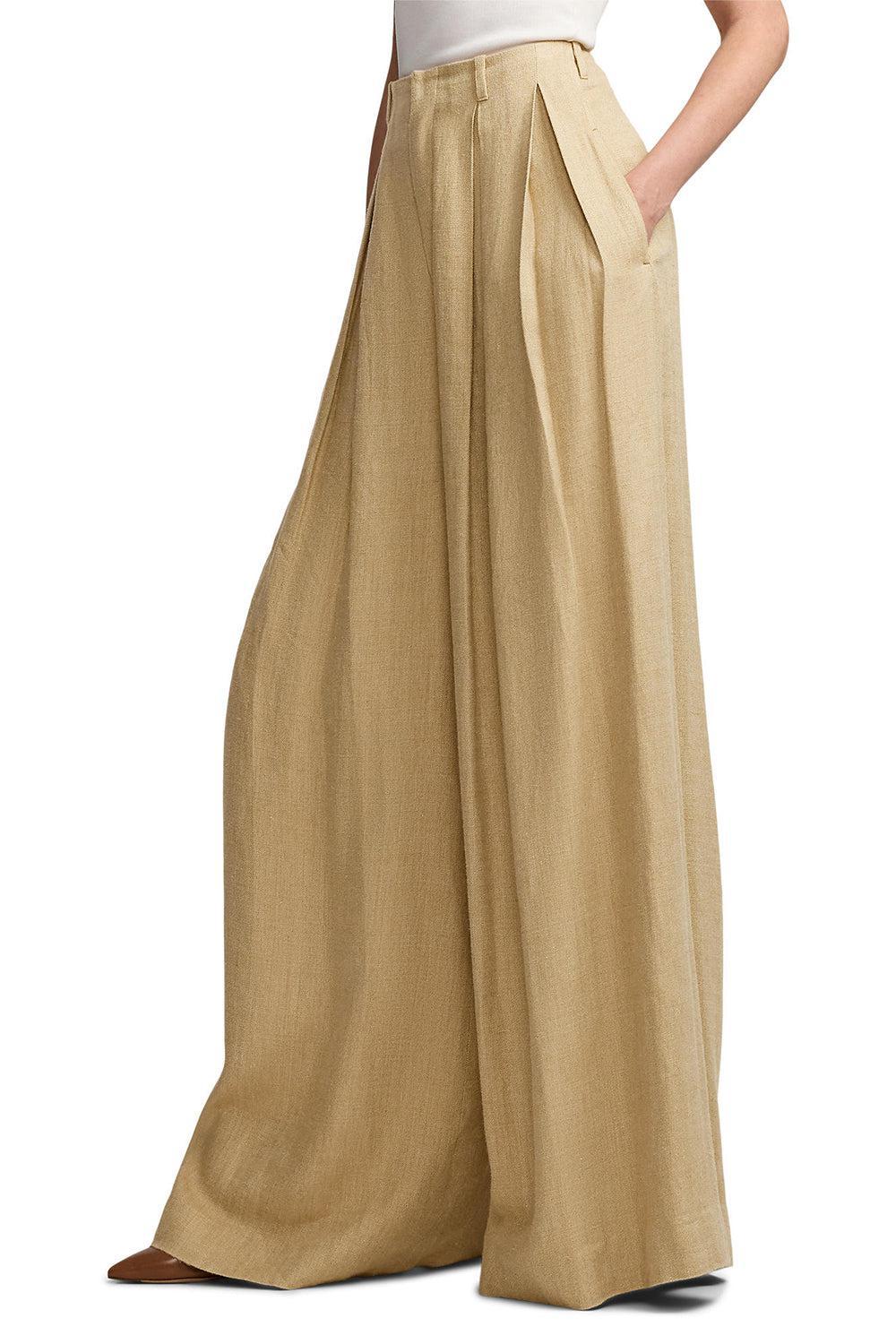 Greer Pants-LUX TAN-2-CLOTHINGPANTWIDE LEG-RALPH LAUREN