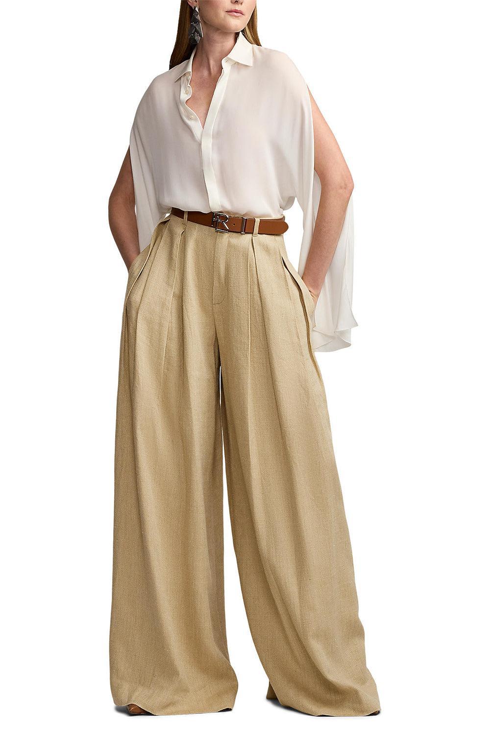Greer Pants-LUX TAN-2-CLOTHINGPANTWIDE LEG-RALPH LAUREN